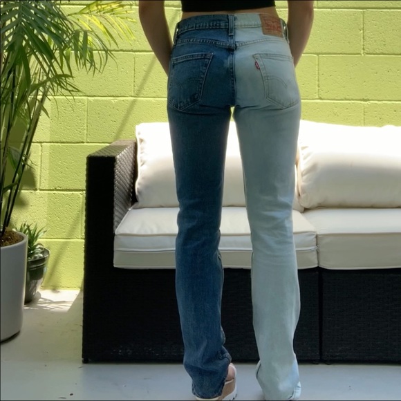 Levi's Denim - Custom Two Tone Levi’s Jeans